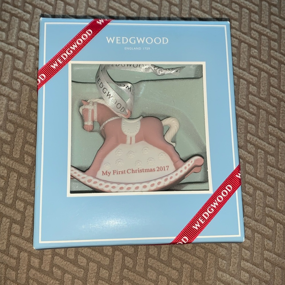 Wedgwood “My First Christmas 2017” Baby Girl NWT